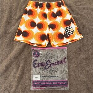 Eric Emanuel Orange Patterned Shorts